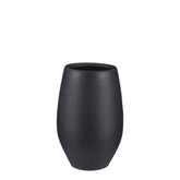Douro vase round black matt - h40xd26cm