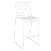 Bueno Barkruk voor Buiten - L53 x B55 x H108 cm - Wit