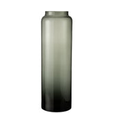 J-Line Vaas Recht Lang Glas Grijs Large