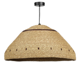 Joulz Hanglamp - H22 x Ø41 cm - Jute - Lichtbruin