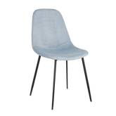 Corby Eetkamerstoel - Gerecycled polyester - Blauw