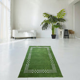 Groen Gabbeh vloerkleed - 175x122 cm - HANDGEMAAKT