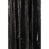 J-Line Gordijn Omkeerbaar Sequin Zwart/Zilver