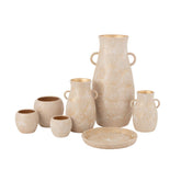 J-Line Amphora Vaas Terra Rose Goud Groot