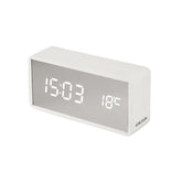 Wekker Zilver Spiegel LED