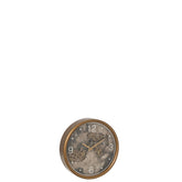 J-Line Klok Kaart Europa Mdf Goud Small