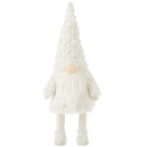 J-Line Kabouter Witte Baard Staand Wiebel Textiel Wit Extra Large
