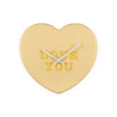 Wandklok Hart Snoep