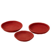 J-Line schaal - papier maché - rood