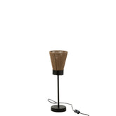 J-Line staanlamp Luna - jute - beige - small