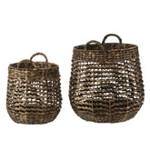 J-Line manden - waterhyacinth - donkerbruin