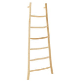 J-Line Ladder 6 Stappen Teak Hout Naturel