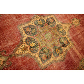 Rood vintage vloerkleed - 273x168 cm - HANDGEMAAKT