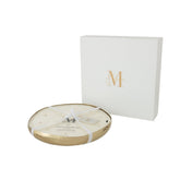 J-Line geurkaars Livia - metaal - goud - extra L