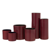 J-Line vaas Flek - keramiek - fuchsia - large