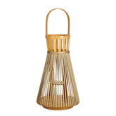 Cosmo Lantaarn - H45 x Ø15 cm - Gerecycled polyester - Lichtbruin