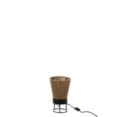 J-Line tafellamp Nina - jute - beige