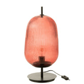J-Line tafellamp Oasis - glas - rood - large