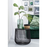 J-Line vaas Rond Oneffen - glas - groen - large