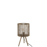 J-Line tafellamp - metaal Antiek - bruin - small
