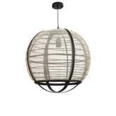 Pella Hanglamp - H44 x Ø45 cm - Linnen - Off White