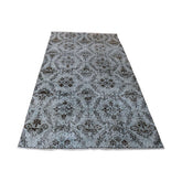 Grijs vintage vloerkleed - 209x110 cm - HANDGEMAAKT