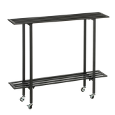 Greenrax Plantenstandaard - L90 x B22 x H75 cm - Metaal - Zwart
