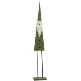 J-Line Kerstman Op Voet Hout Groen Large