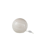 J-Line lamp Dany Strepen Rond - glas - grijs - small