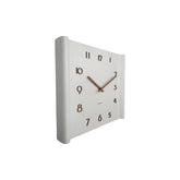 Wandklok Sole Squared verhoogde rand