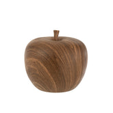 J-Line decoratie Appel - keramiek - bruin - large