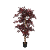 Esdoorn Kunstplant - H140 x Ø80 cm - rood