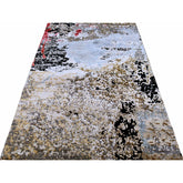 Modern abstract vloerkleed - 154x92 cm - HANDGEMAAKT