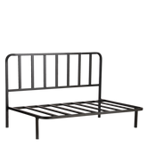 Celo Loungebank - L122 x B83 x H78 cm - Metaal - Zwart
