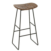 J-Line stoel Rechthoekig - gerecycleerd teak - naturel - large