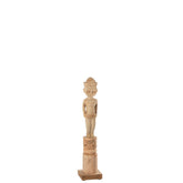 J-Line figuur Afrikaans - hout - naturel - small