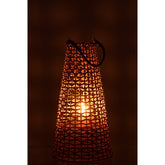 J-Line lantaarn Anais - rotan - naturel - large