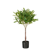 Olijf Kunstplant in Bloempot - H75 x Ø15 cm - Groen