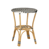 Mandox Bistrotafel voor Buiten - H66 x Ø50 cm - Zwart, Wit
