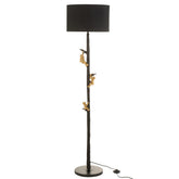 J-Line tafellamp Apen - polyresin/metaal - zwart/goud