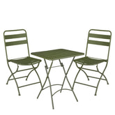 Evita Bistroset - Set van 3 - Metaal - Donkergroen