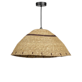 Joulz Hanglamp - H16 x Ø36 cm - Jute - Lichtbruin