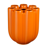 Minda Tulpenvaas - H34 x Ø28 cm - Keramiek - Oranje