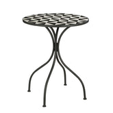 Cambria Bistrotafel voor Buiten - H76 x Ø61 cm - Metaal - Zwart