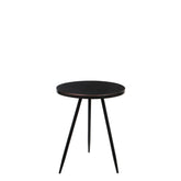Kent Bijzettafel - H52 x Ø40 cm - Metaal - Zwart