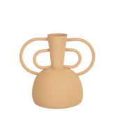 Vario Vaas - L25 x B16 x H23 cm - Metaal - Perzik
