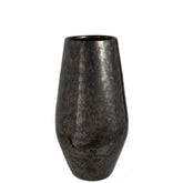 J-Line vaas Antique Smokey - keramiek zwart - large