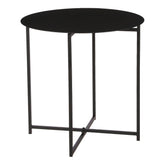 Mikki Bijzettafel - H40 x Ø40 cm - Zwart