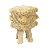De Raffia Pom Pom-kruk