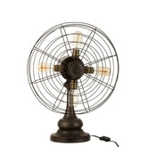 J-Line lamp Ventilator - metaal - bruin